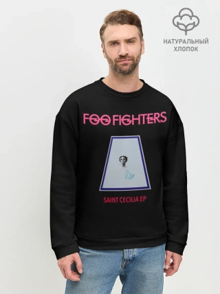 Мужской свитшот базовый / Saint Cecilia - Foo Fighters