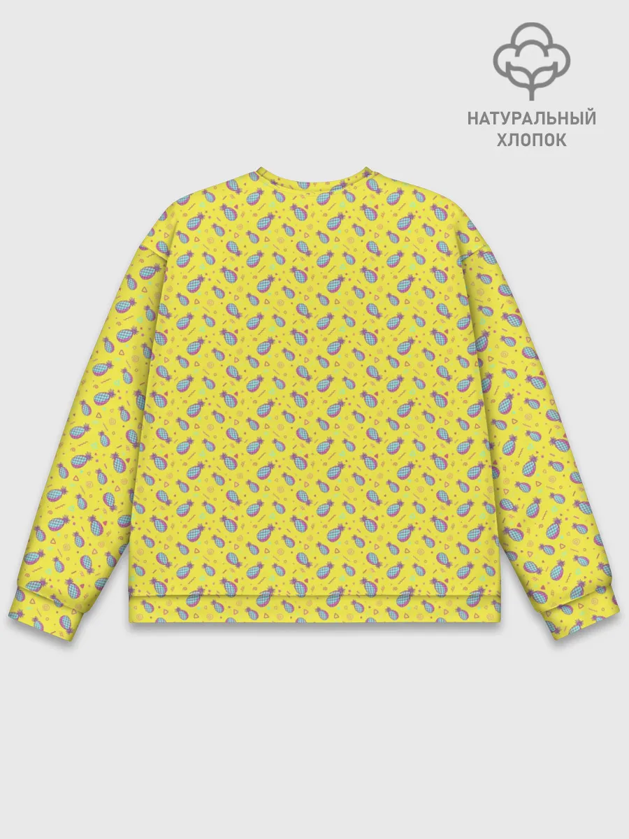 Мужской свитшот базовый / Pineapple Pattern