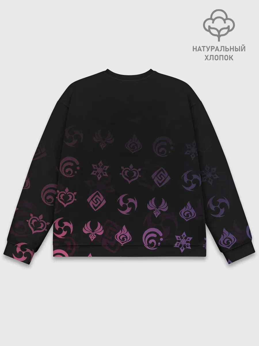 Мужской свитшот базовый / Аяка / Genshin Impact