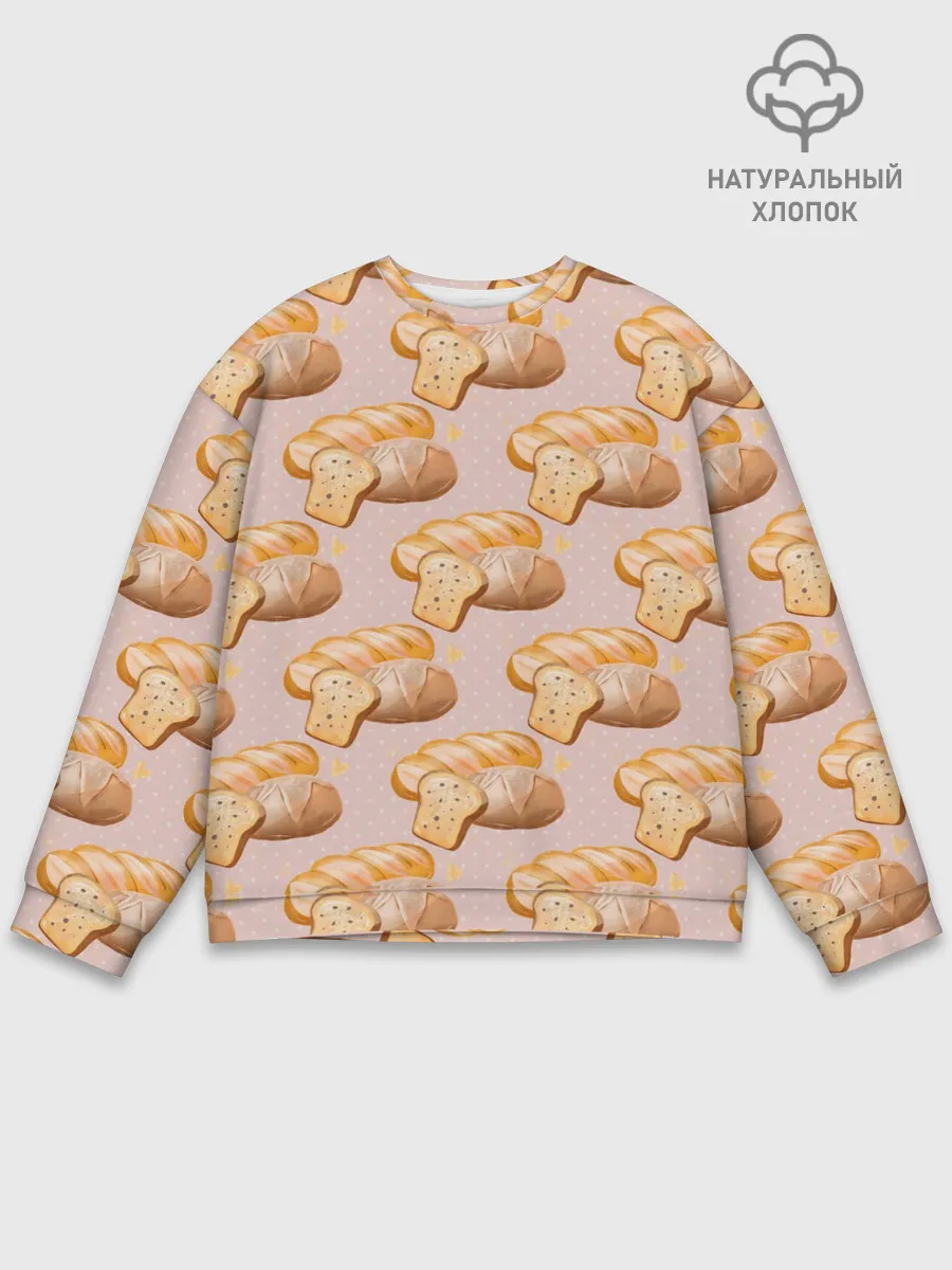 Мужской свитшот базовый / Выпечка - хлеб