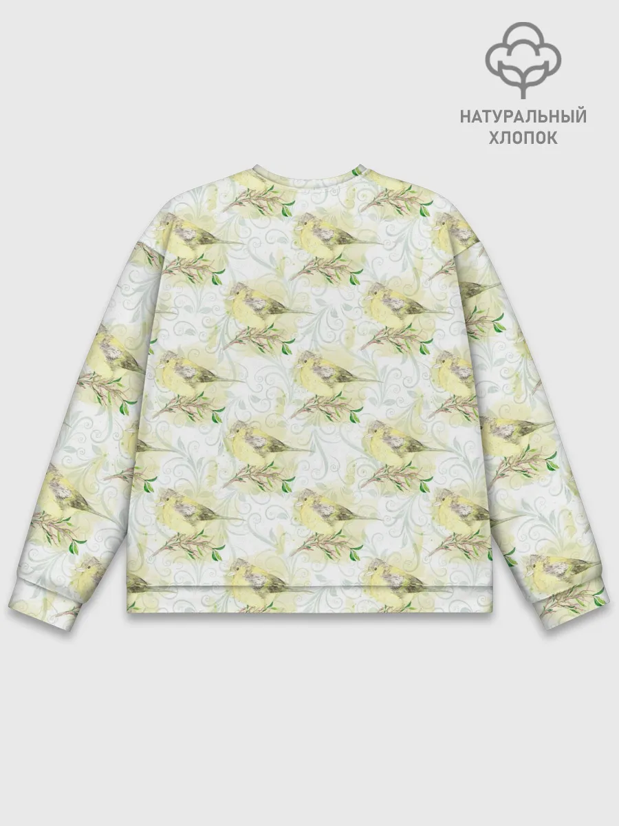 Мужской свитшот базовый / Маленькие птички