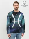 Мужской свитшот базовый / Рыбы / Pisces, Знак зодиака
