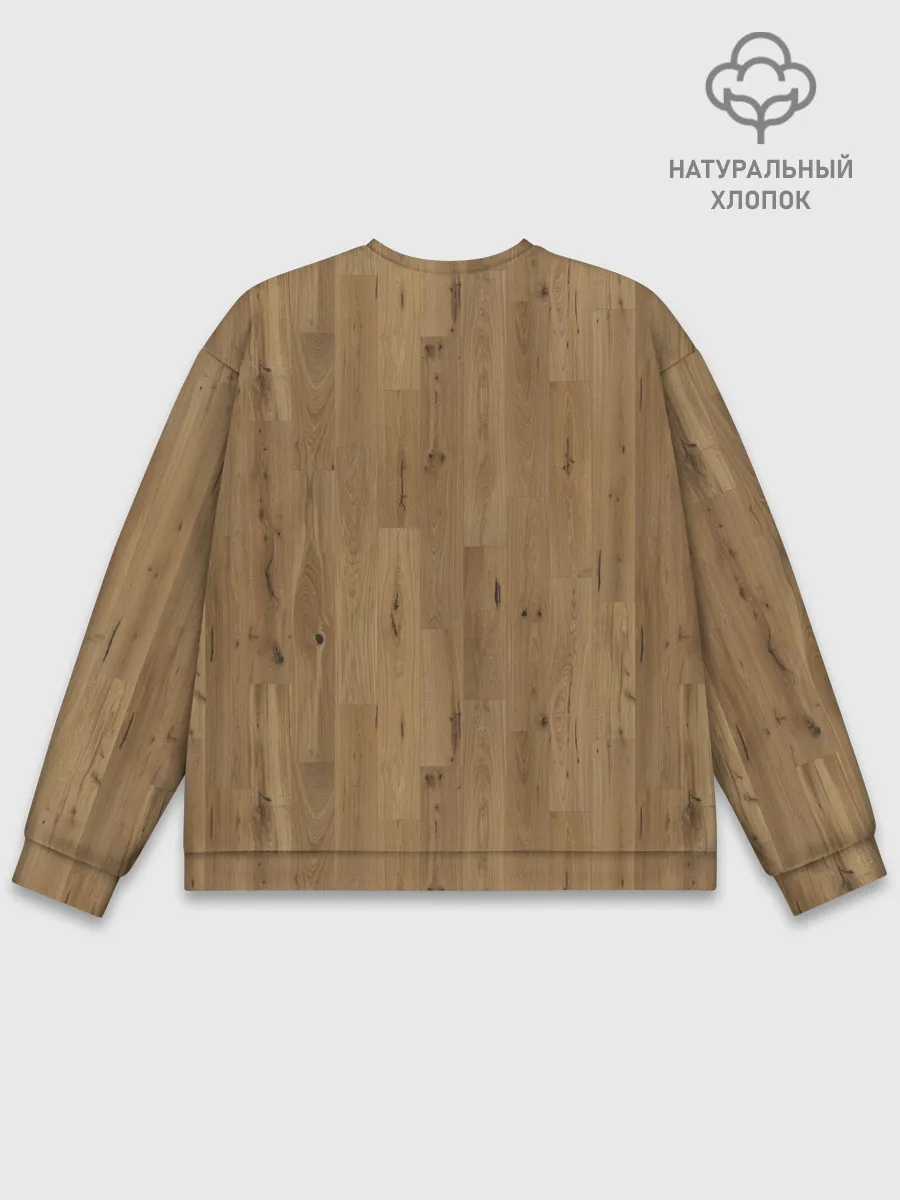 Мужской свитшот базовый / Камуфляж линолеум