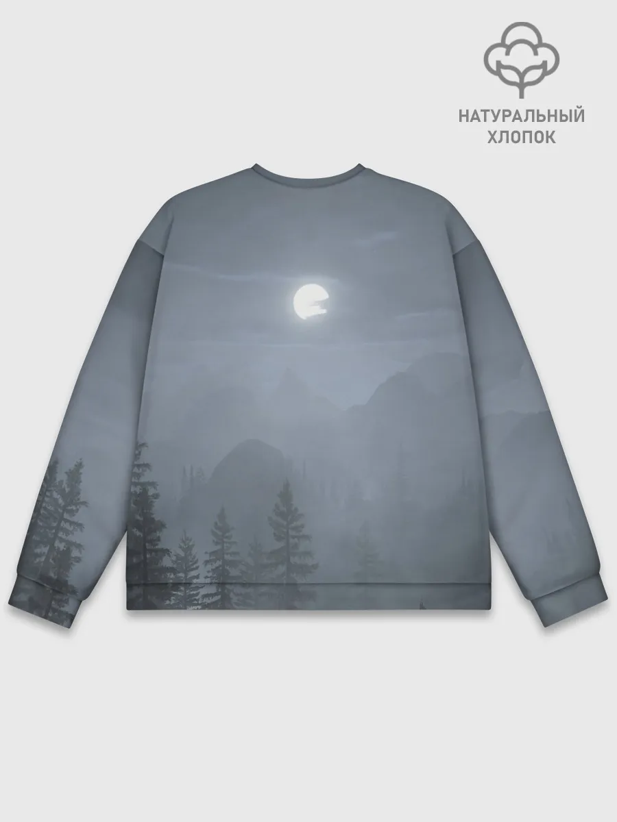 Мужской свитшот базовый / Алан Уэйк: Полнолуние