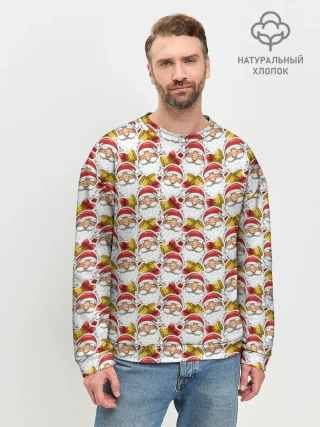 Мужской свитшот базовый / Дед Мороз