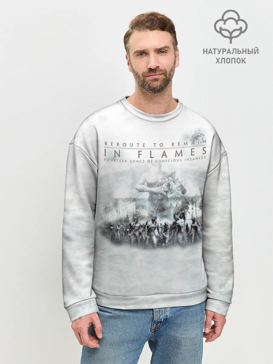 Мужской свитшот базовый / Reroute to Remain - In Flames