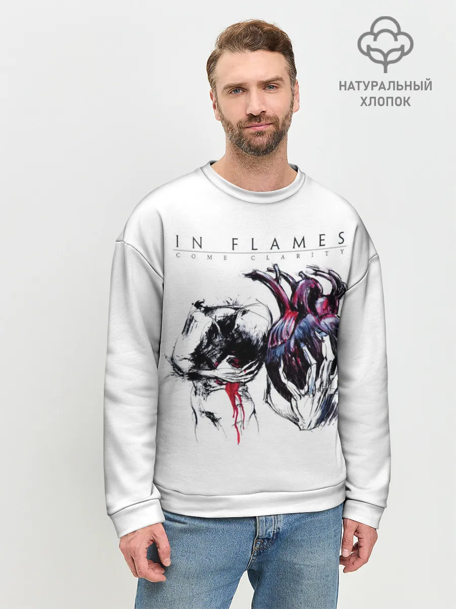 Мужской свитшот базовый / Come Clarity - In Flames