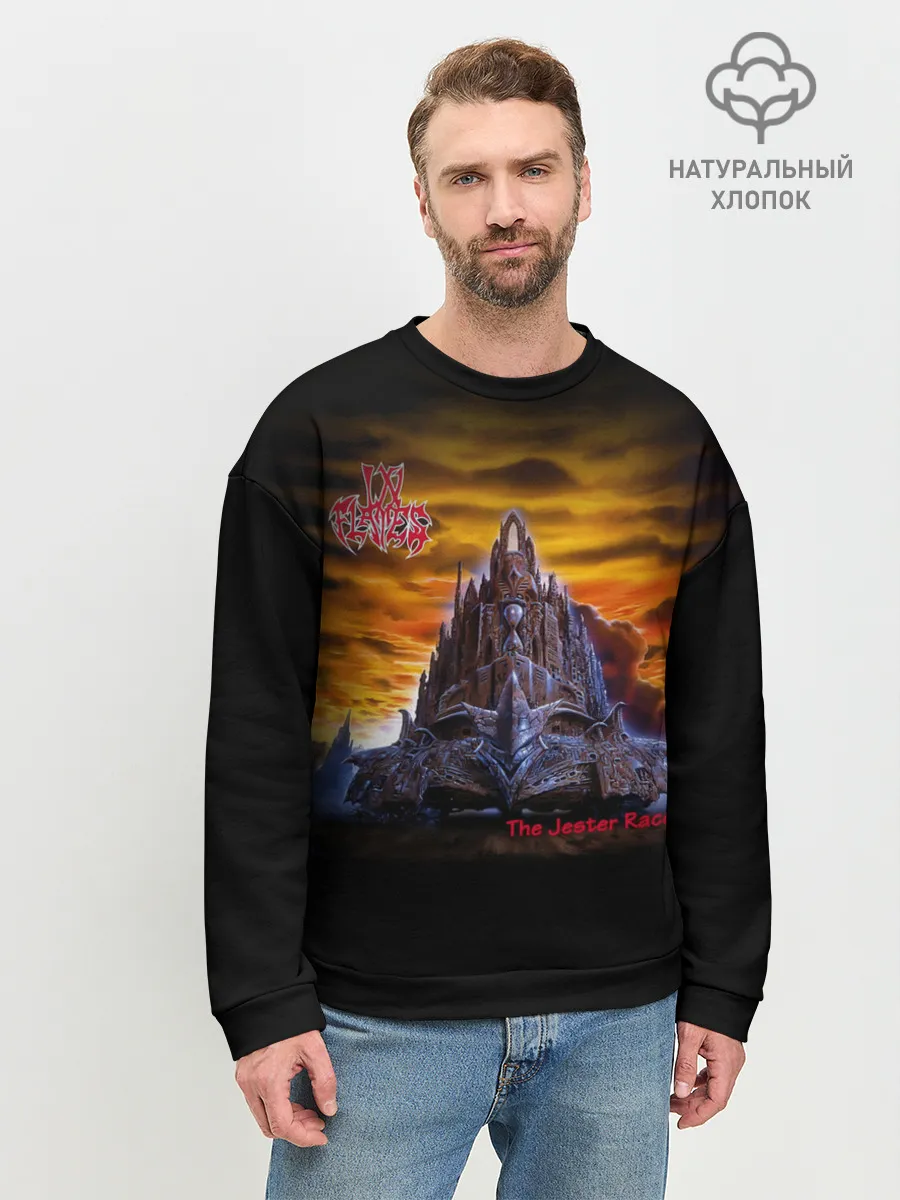 Мужской свитшот базовый / The Jester Race - In Flames