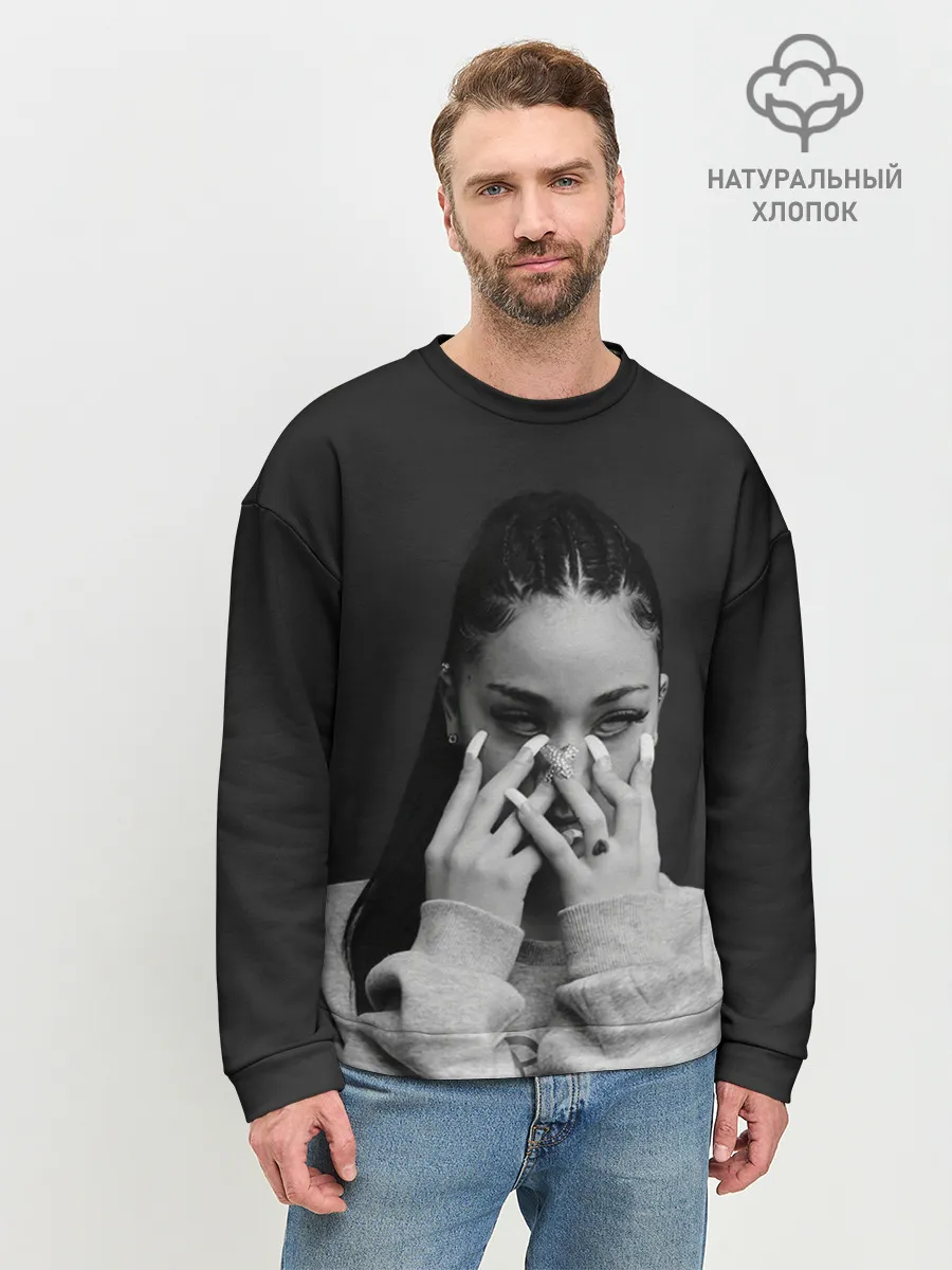 Мужской свитшот базовый / Бхад спряталась