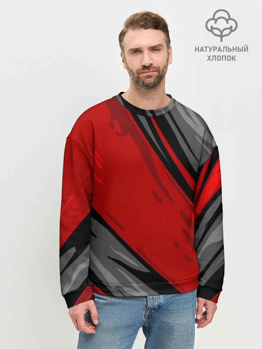 Мужской свитшот базовый / Сиомбиотический стиль