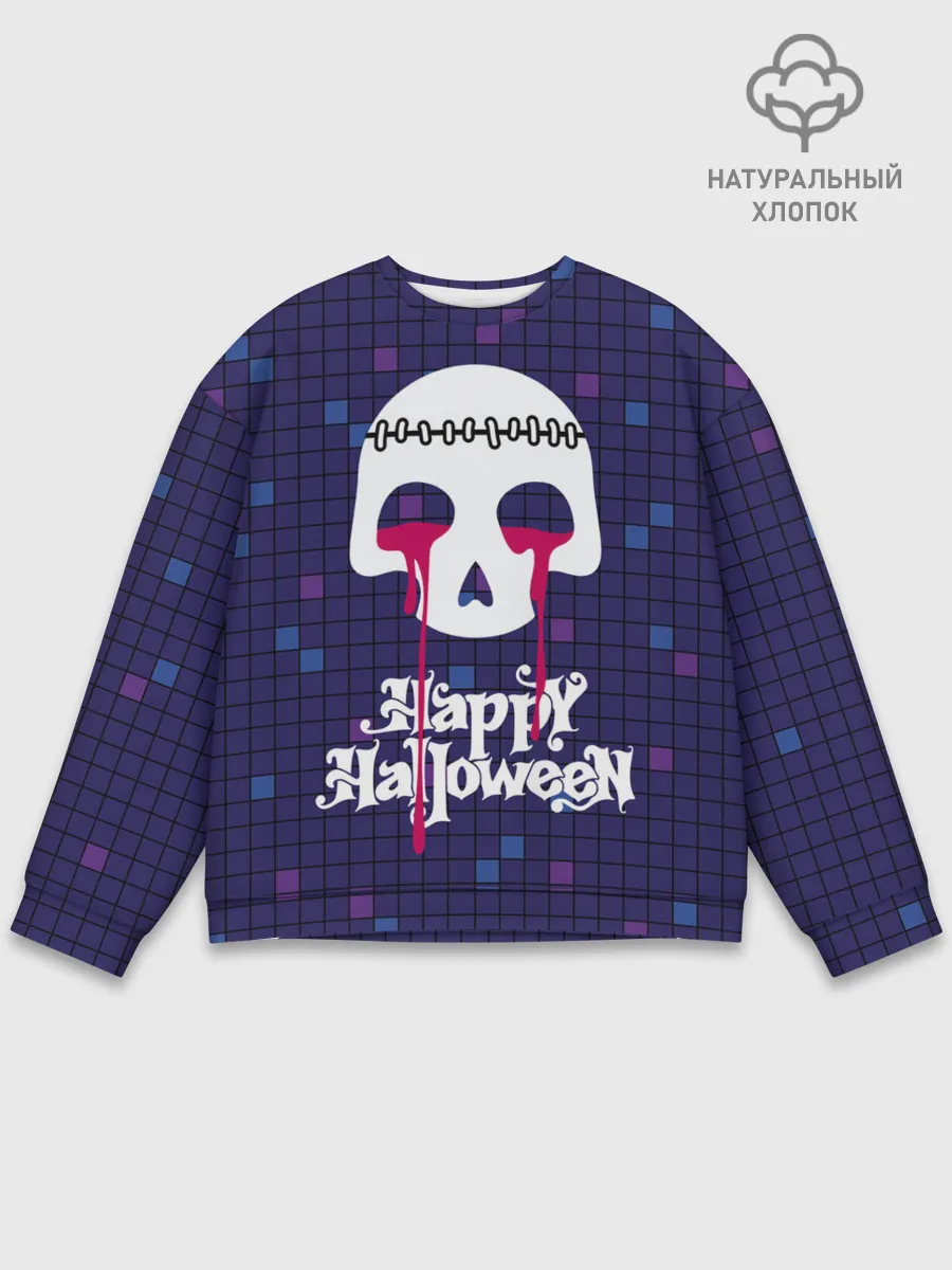 Мужской свитшот базовый / Кровавые слёзы зомби