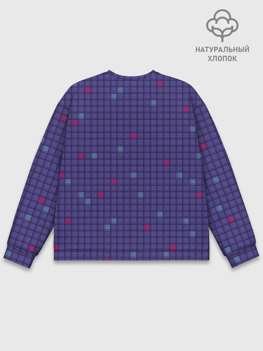 Мужской свитшот базовый / Ведьма летит на метле