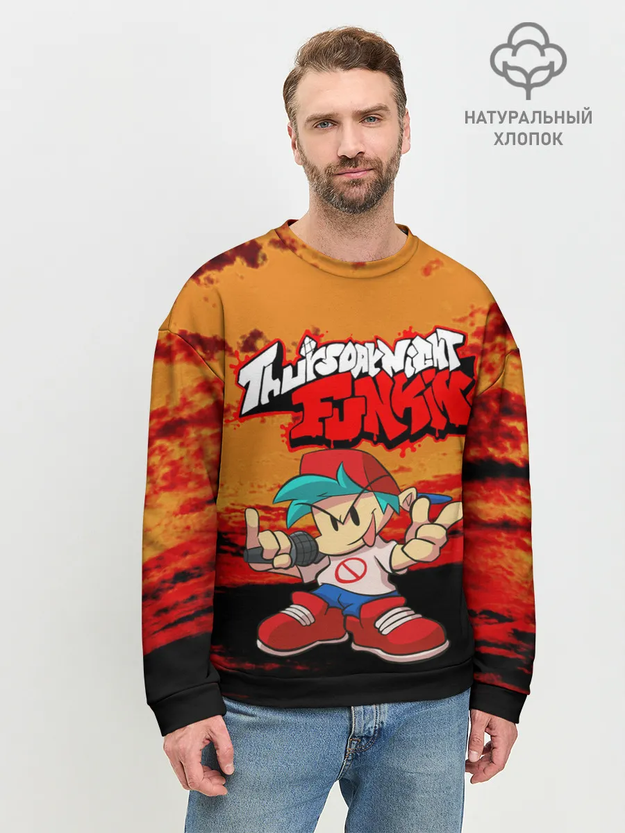 Мужской свитшот базовый / Friday Night Funkin.