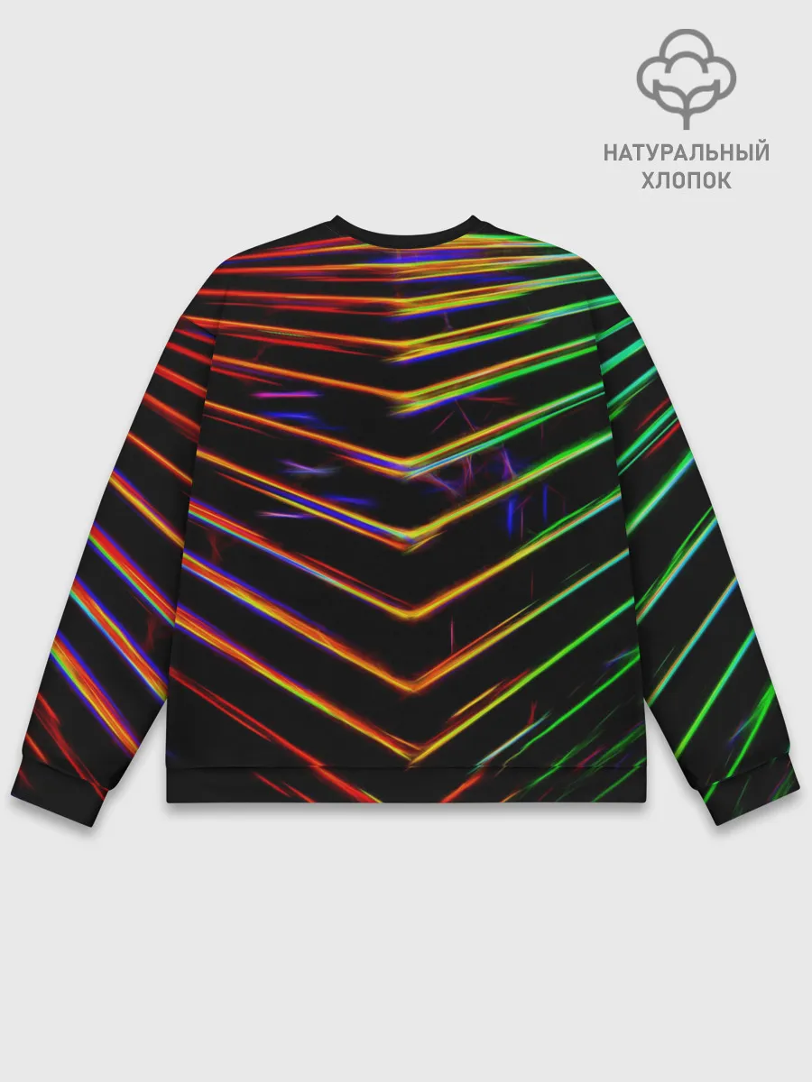 Мужской свитшот базовый / Неоновый угол