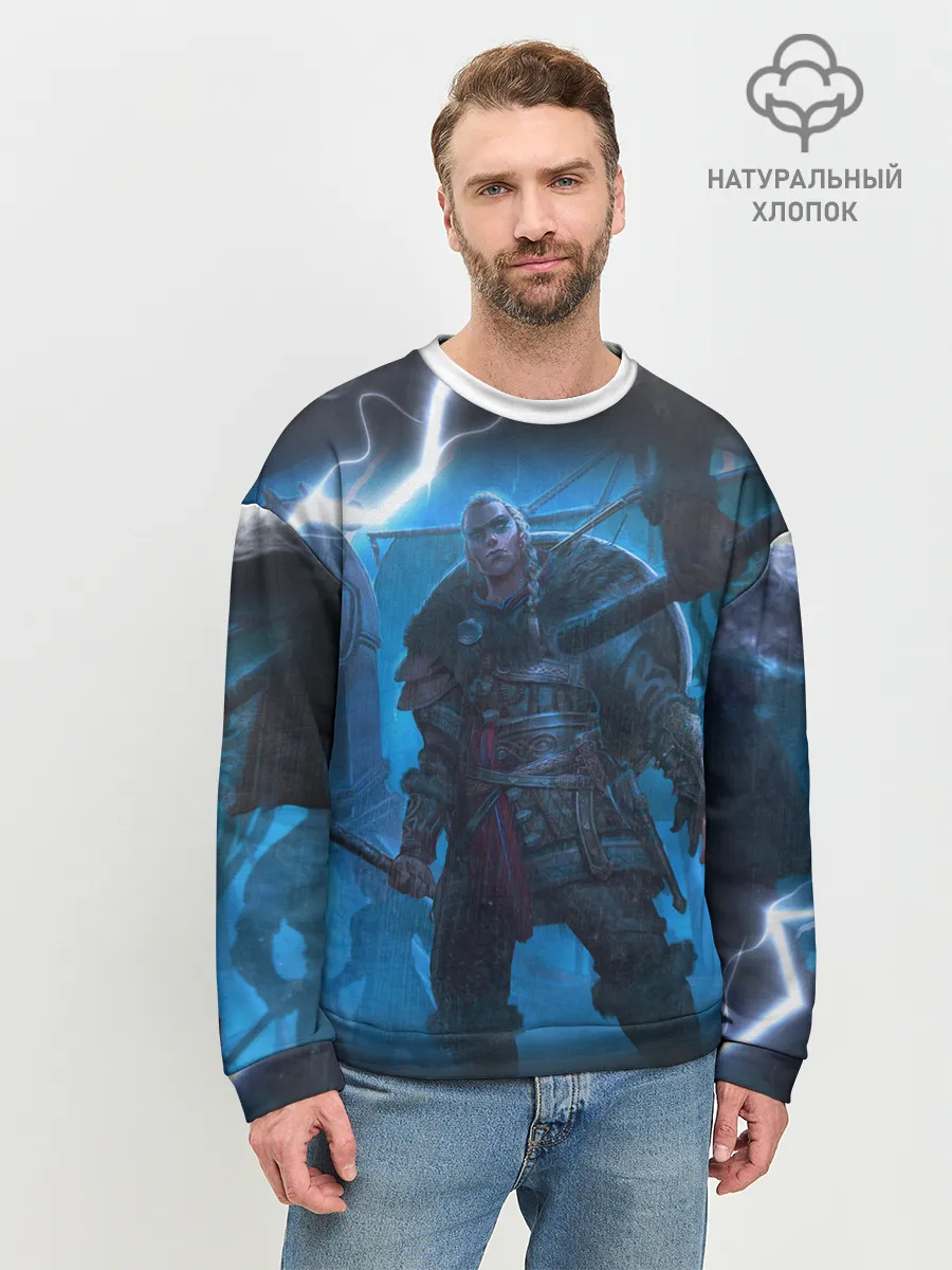 Мужской свитшот базовый / ASSASSINS CREED VALHALLA | ВАЛХАЛЛА