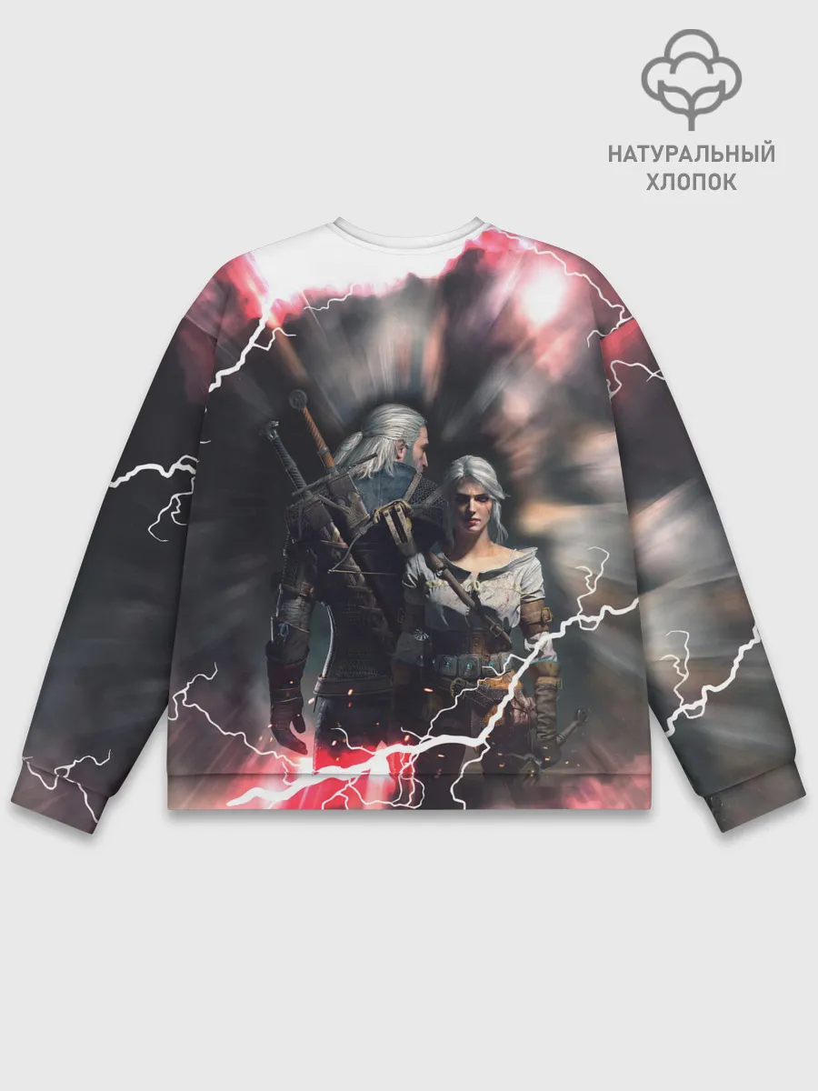 Мужской свитшот базовый / Цирилла | Геральт