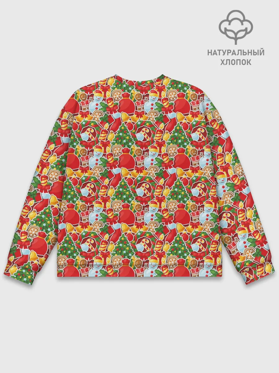 Мужской свитшот базовый / Merry Christmas