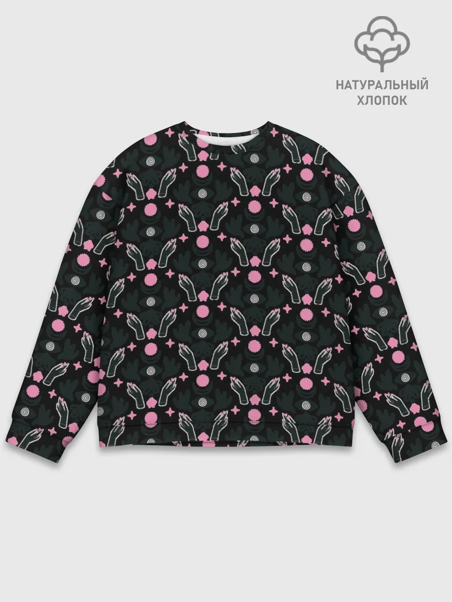 Мужской свитшот базовый / Patern Halloween 3