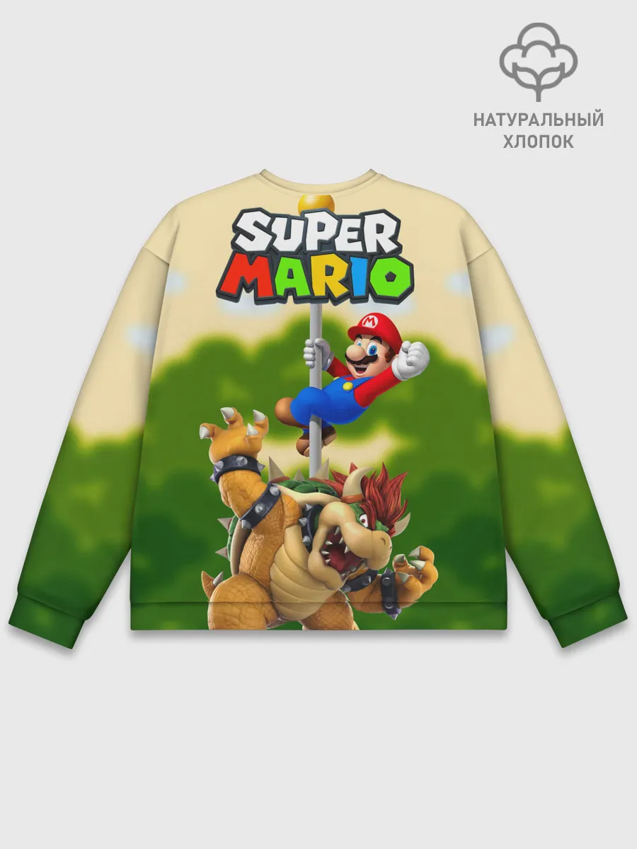 Мужской свитшот базовый / Mario Coins