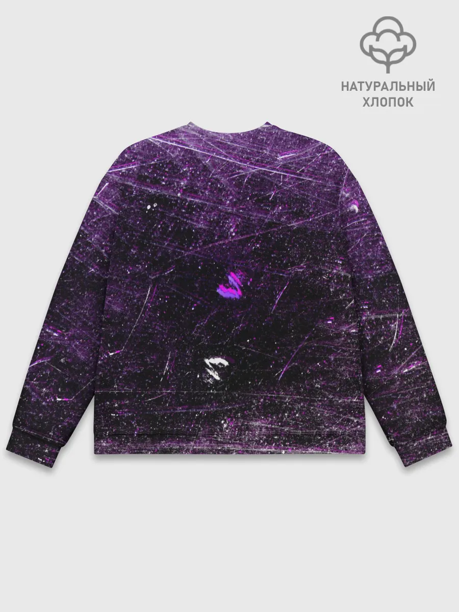 Мужской свитшот базовый / Cyberpunk Samurai Anime