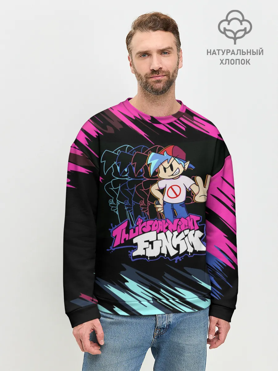 Мужской свитшот базовый / Friday Night Funkin