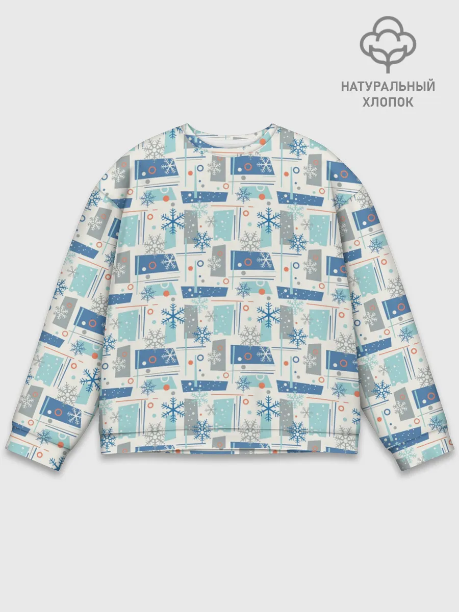 Мужской свитшот базовый / Зимний Дизайн