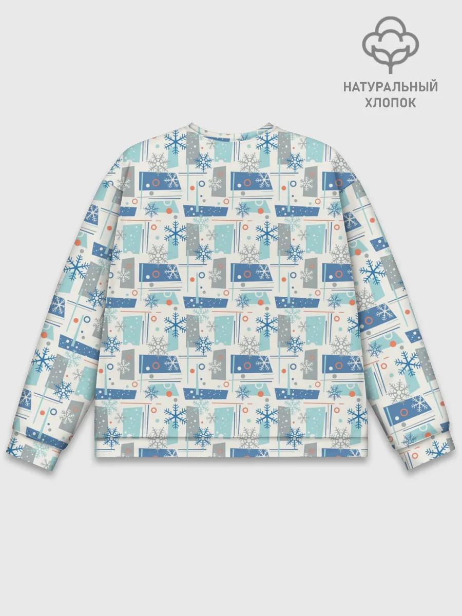 Мужской свитшот базовый / Зимний Дизайн