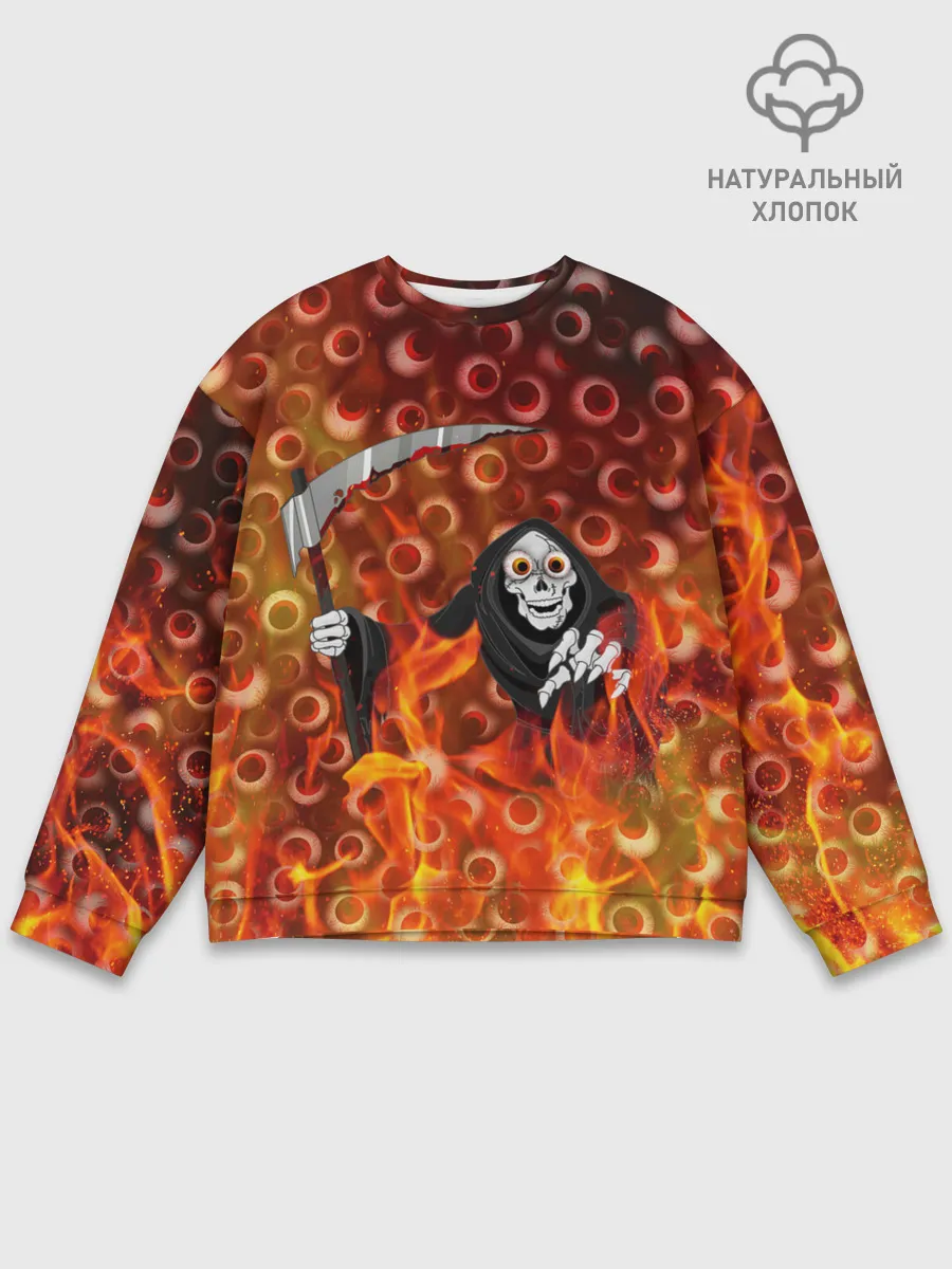 Мужской свитшот базовый / Смерть всё видит