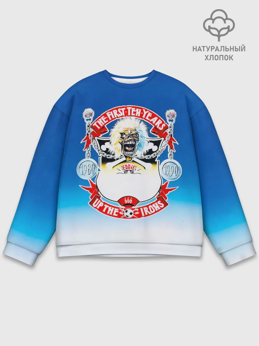 Мужской свитшот базовый / The First Ten Years - Iron Maiden