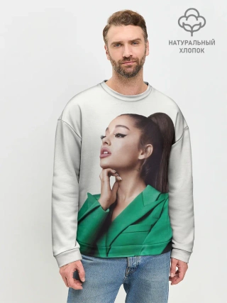 Мужской свитшот базовый / Ариана в зелёном