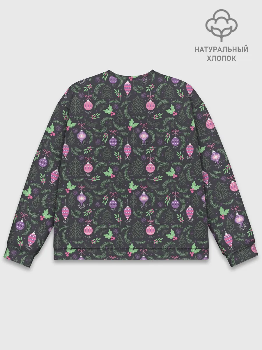 Мужской свитшот базовый / Новогоднее Украшение для Ёлки