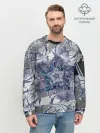 Мужской свитшот базовый / Абстракция 499