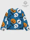 Мужской свитшот базовый / ЧЕРЕПА И ТЫКВЫ | HALLOWEEN