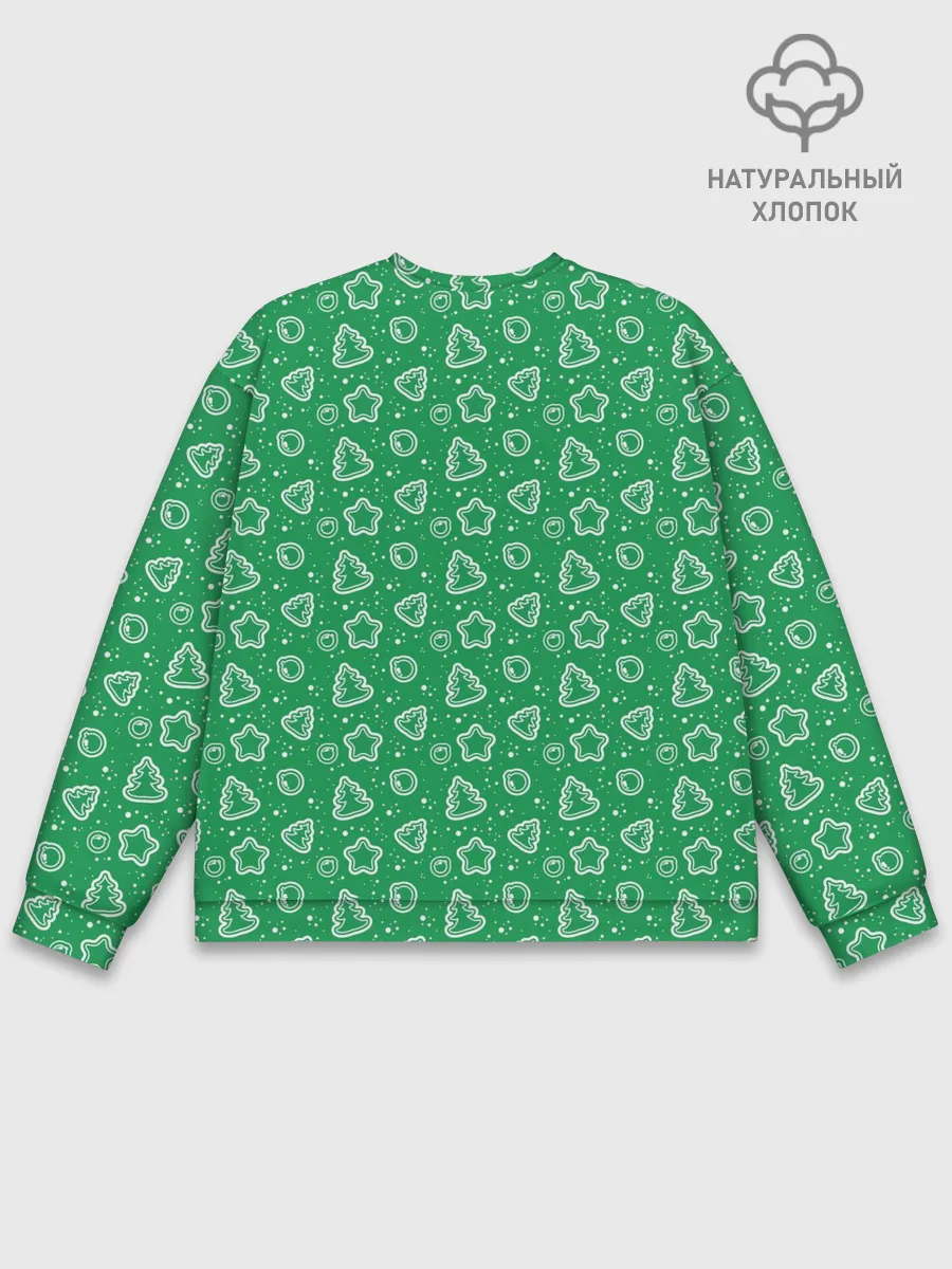 Мужской свитшот базовый / Ёлочки