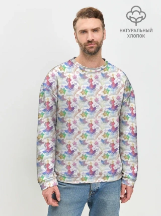 Мужской свитшот базовый / Merry Christmas