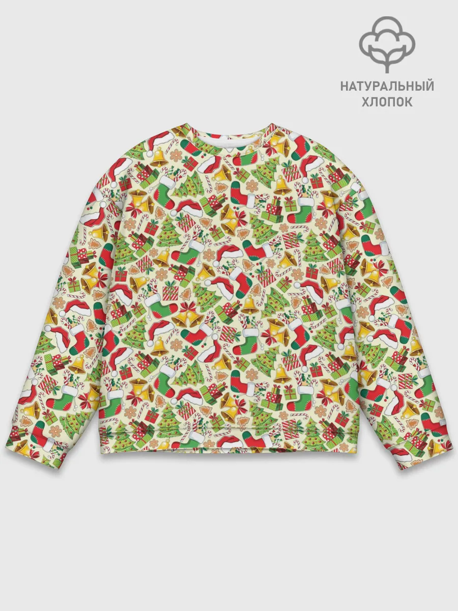 Мужской свитшот базовый / Merry Christmas