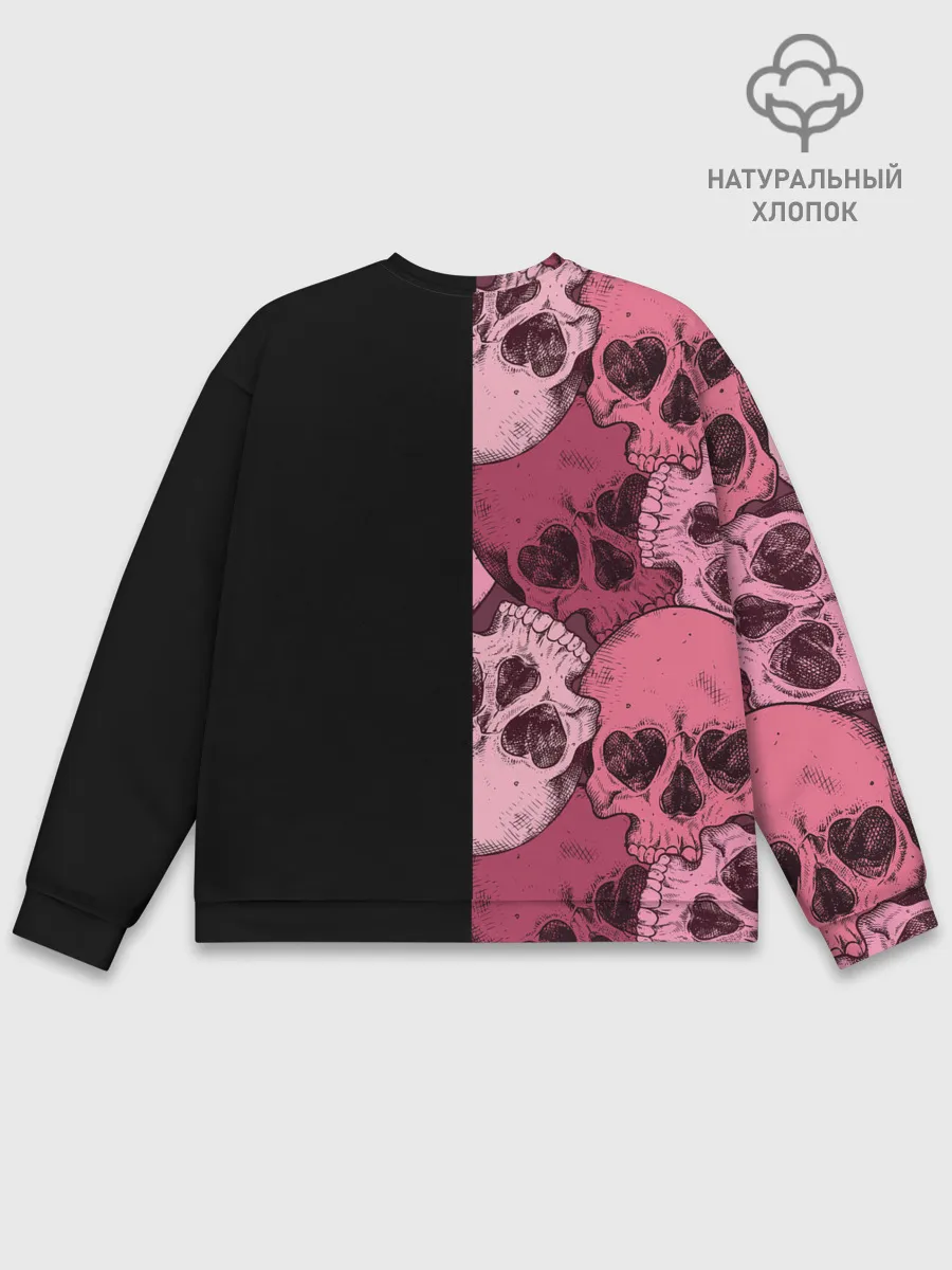 Мужской свитшот базовый / Dark and Skull