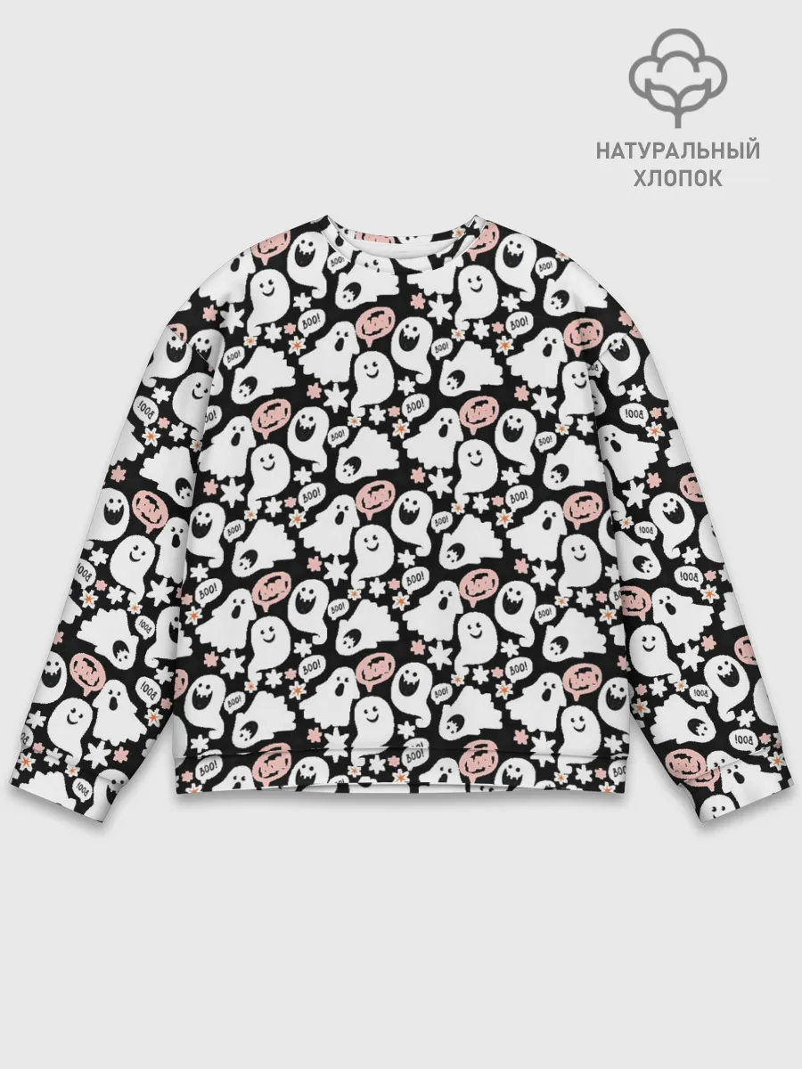 Мужской свитшот базовый / Patern Halloween 19