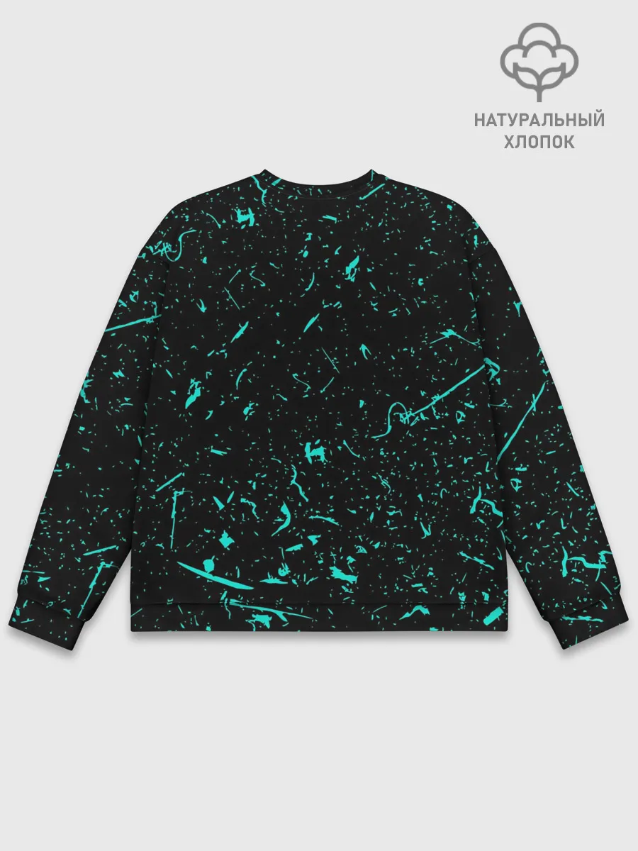 Мужской свитшот базовый / Geometry Dash скин