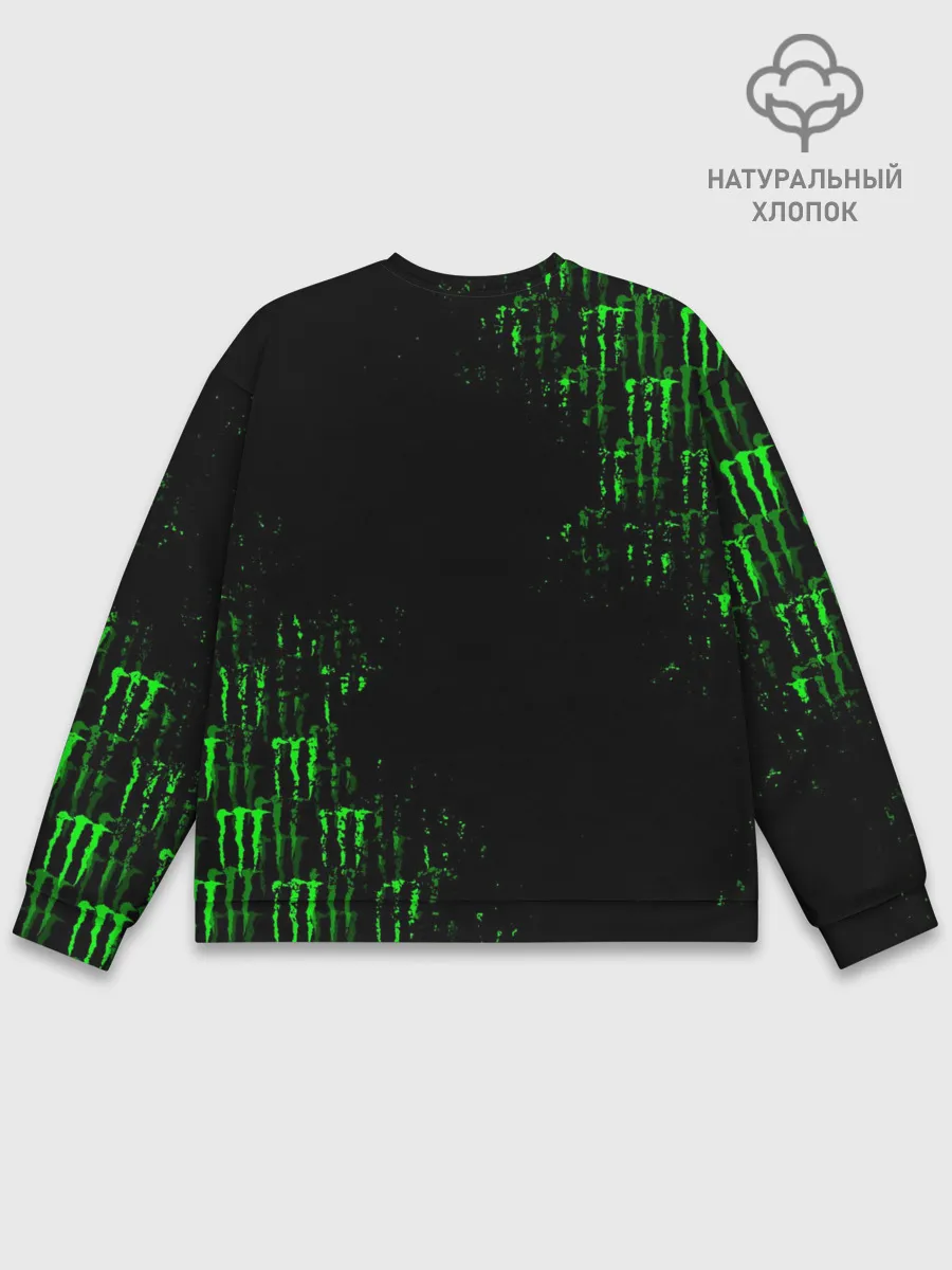 Мужской свитшот базовый / MONSTER ENERGY NEON | МОНСТЕР НЕОН