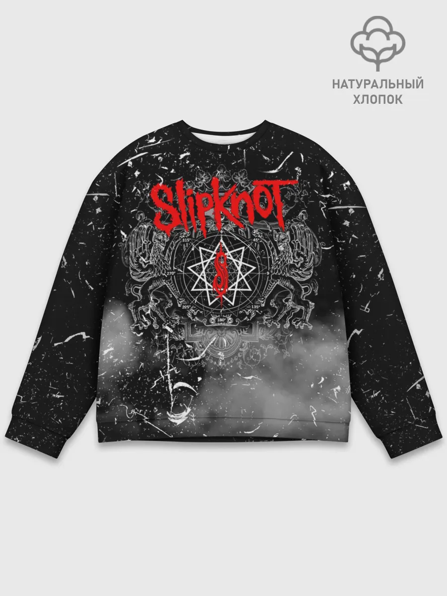Мужской свитшот базовый / Slipknot Grunge Rock | СЛИПКНОТ