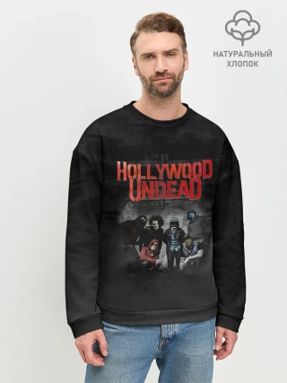 Мужской свитшот базовый / Hollywood Undead - Голливудская нежить