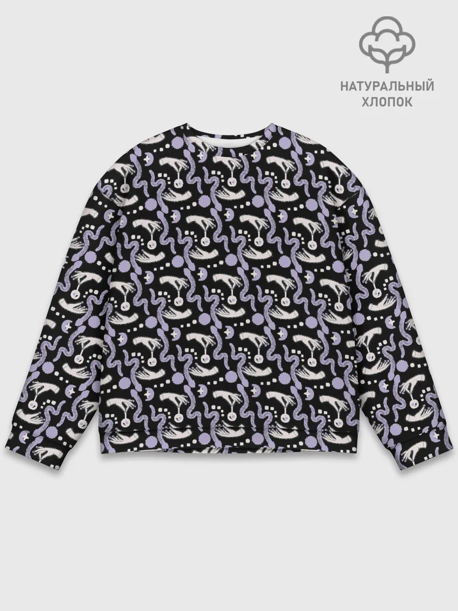 Мужской свитшот базовый / Patern Halloween 21