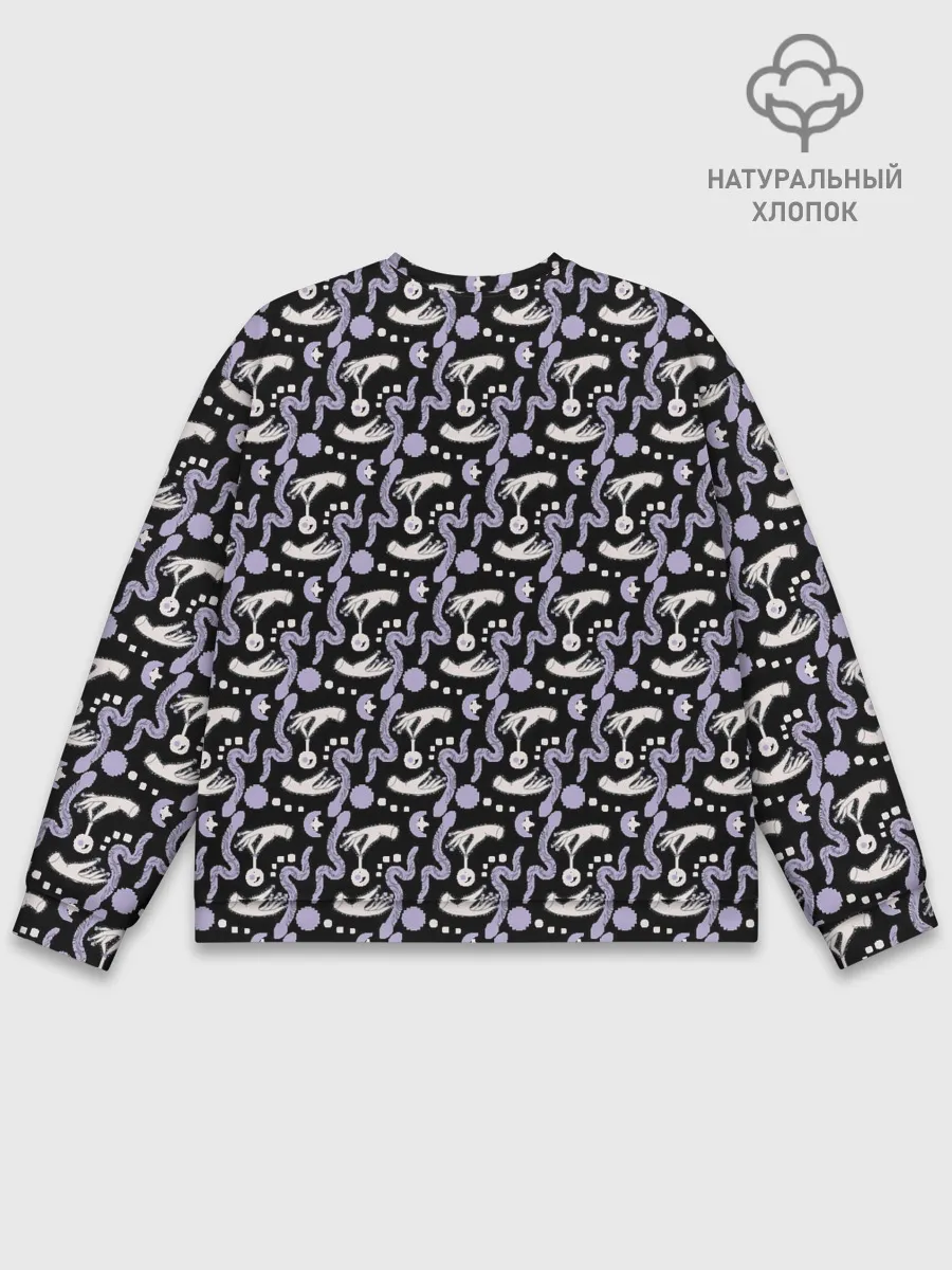 Мужской свитшот базовый / Patern Halloween 21