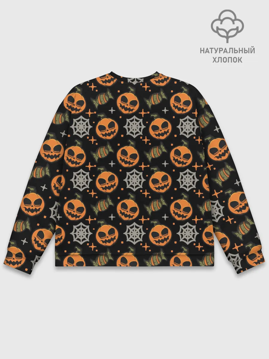 Мужской свитшот базовый / Patern Halloween 26