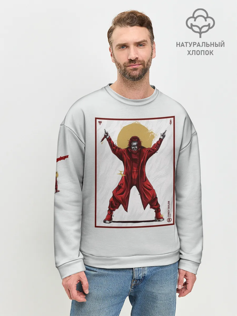 Мужской свитшот базовый / SLIPKNOT | COREY TAYLOR