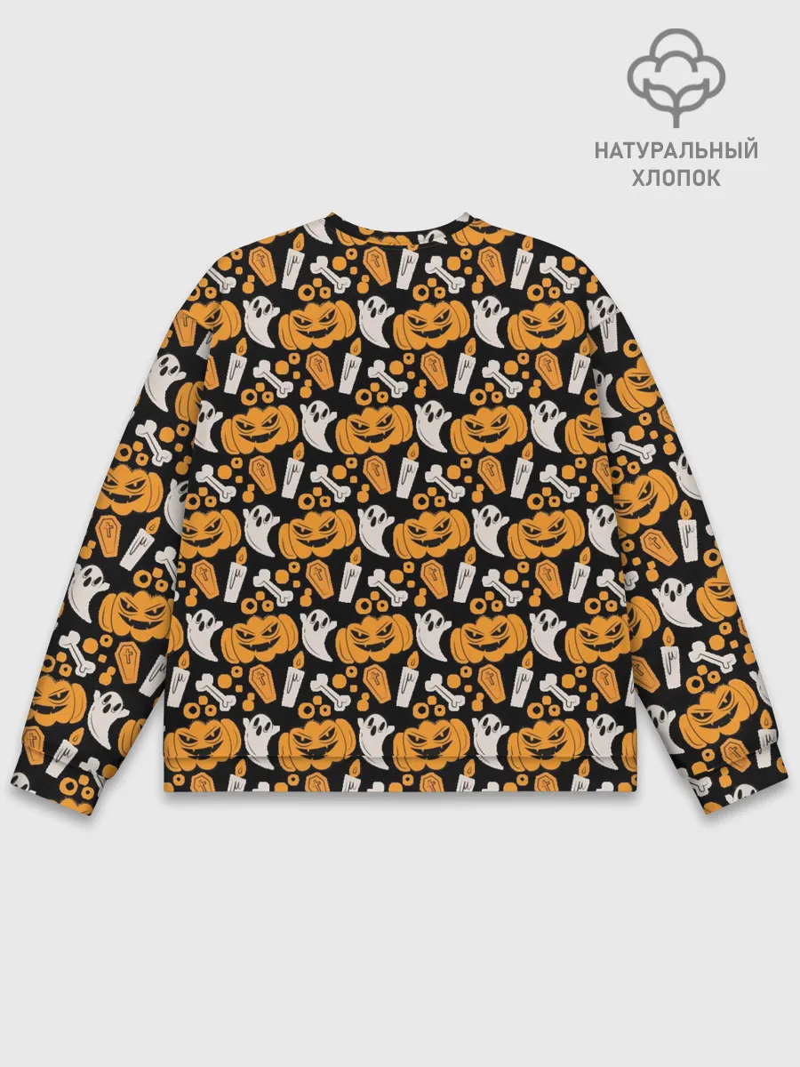 Мужской свитшот базовый / Patern Halloween 22