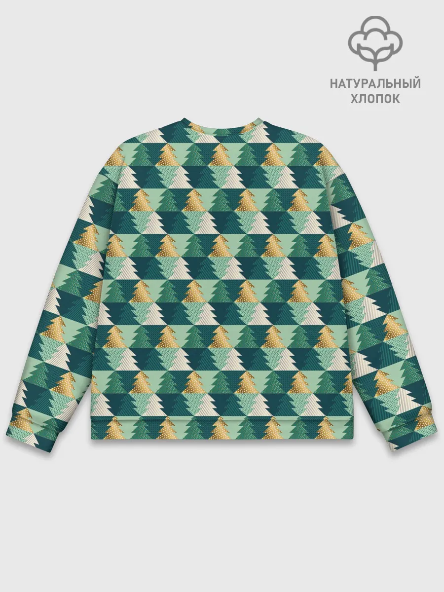Мужской свитшот базовый / Ёлочный Дизайн
