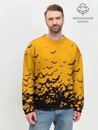 Мужской свитшот базовый / ХЕЛЛОУИНСКИЕ ЛЕТУЧИЕ МЫШИ