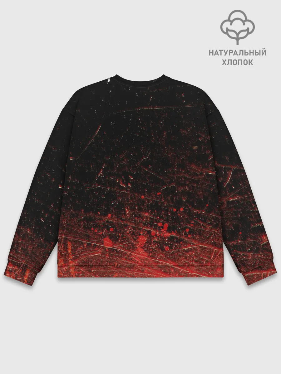 Мужской свитшот базовый / Слипкнот Гранж | Slipknot Grunge